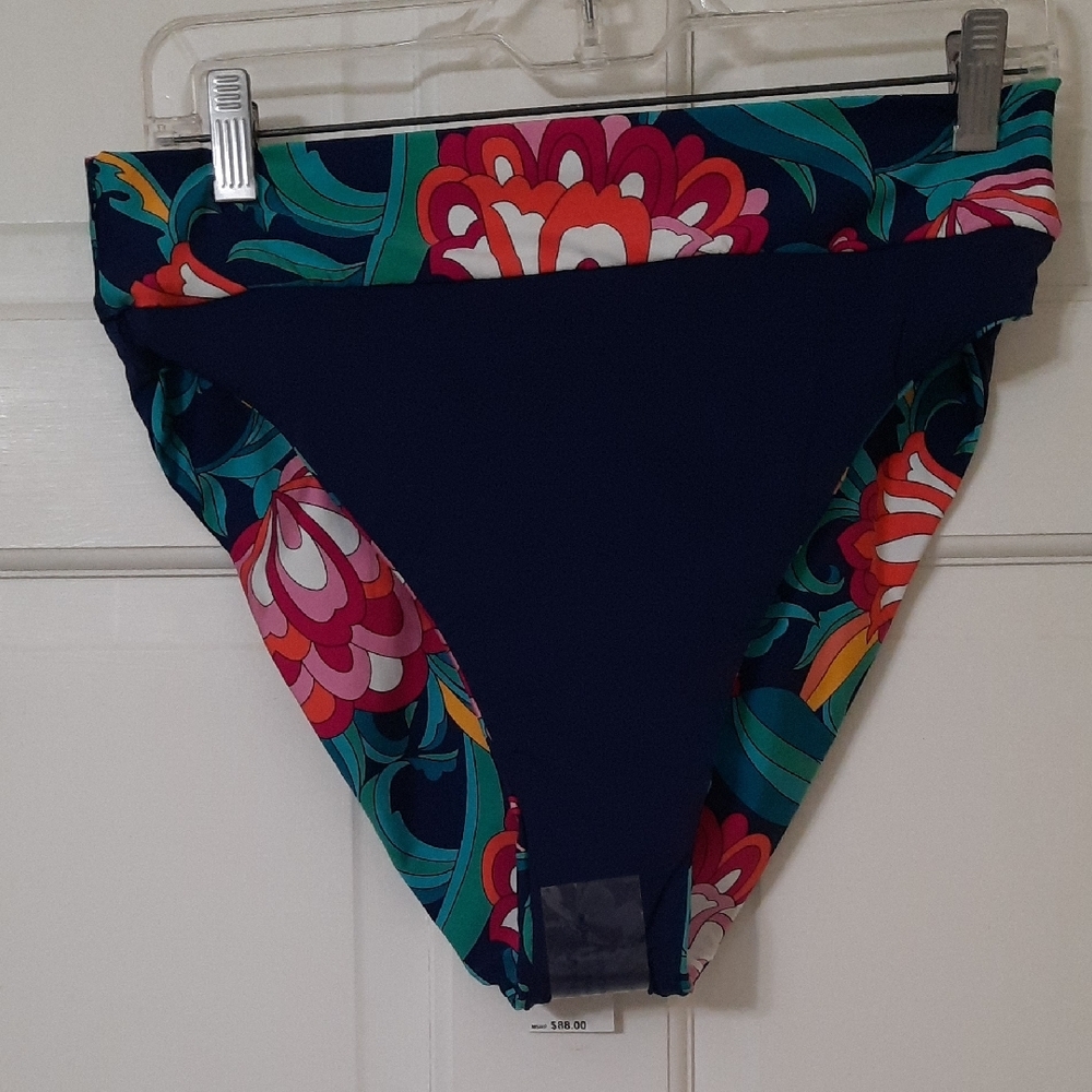 Trina Turk Blue and Yellow Swimwear - Picture 12 of 13
